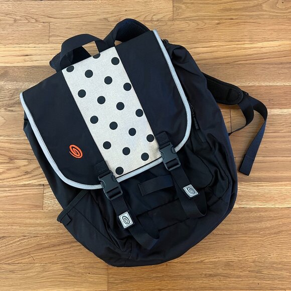 Timbuk2 Black Polka Dot Commuter Laptop Backpack - Picture 1 of 9